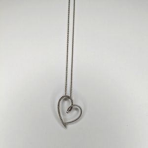 Diamond heart necklace